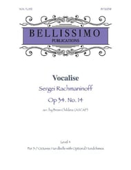 Vocalise Handbell sheet music cover Thumbnail